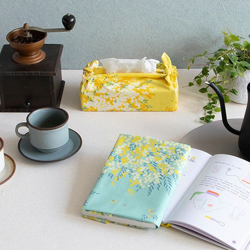 Furoshiki Cohare - Mimosa (verde, 45 cm)
