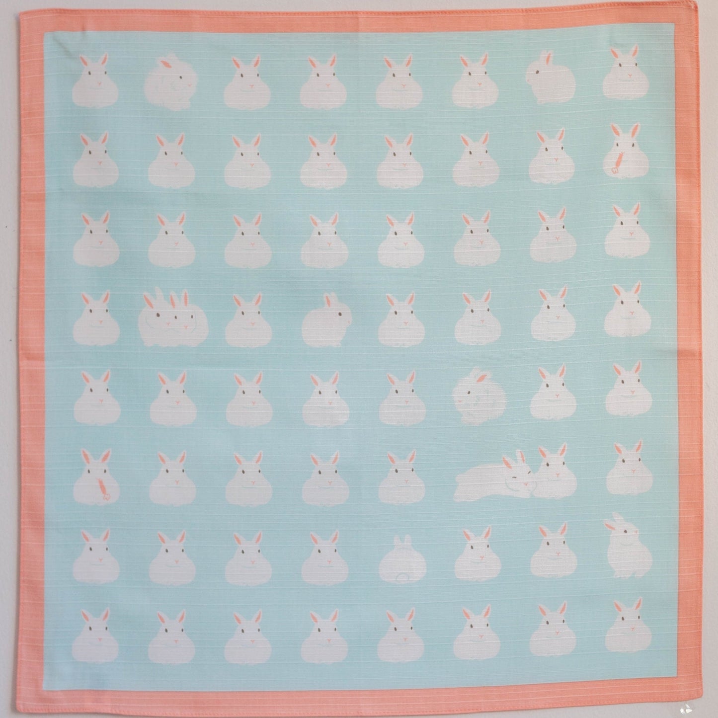 Furoshiki Fuwa Fuwa Usagi (blu, 50 cm)