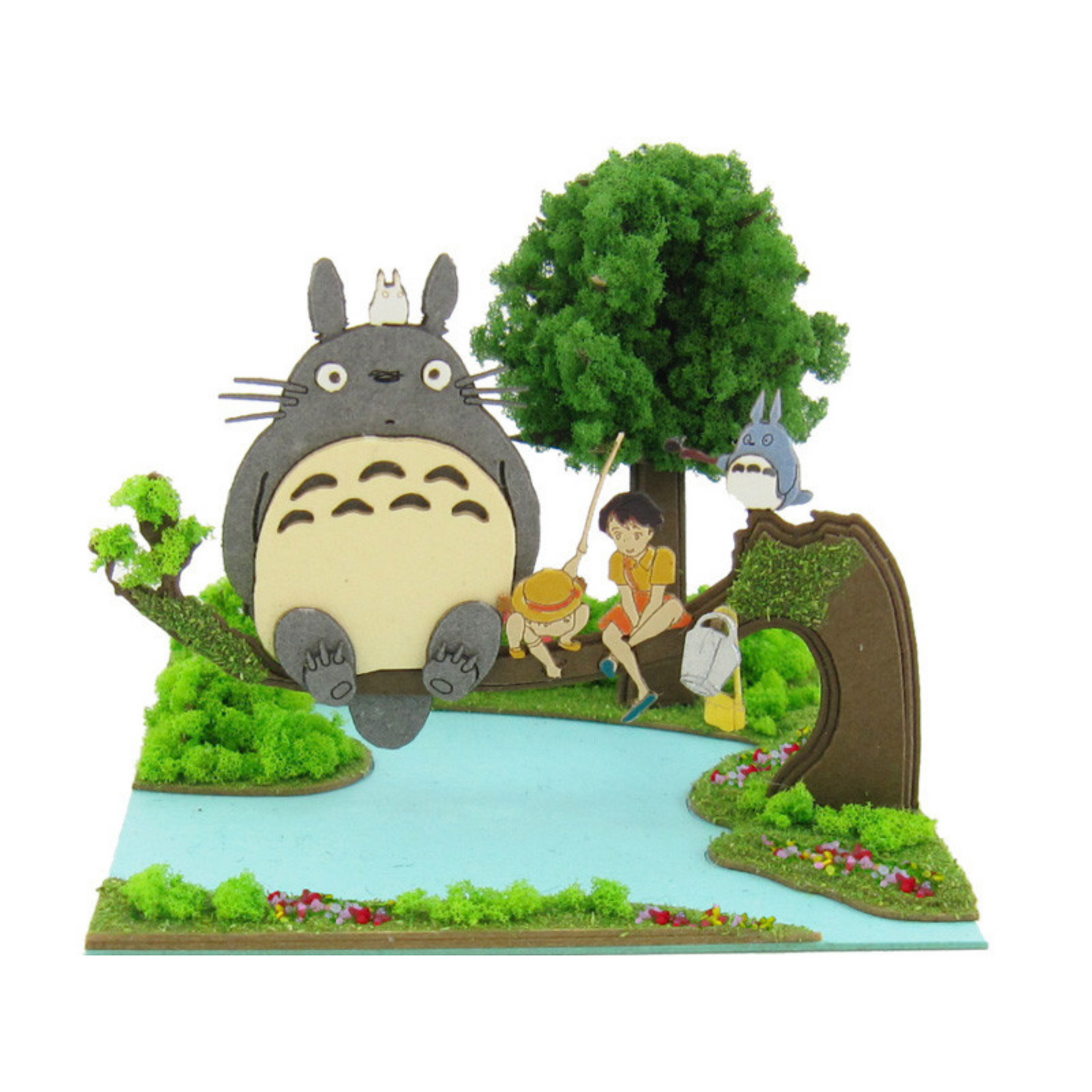 Miniatuart Ghibli - Il mio vicino Totoro: Totoro, Satsuki e Mei