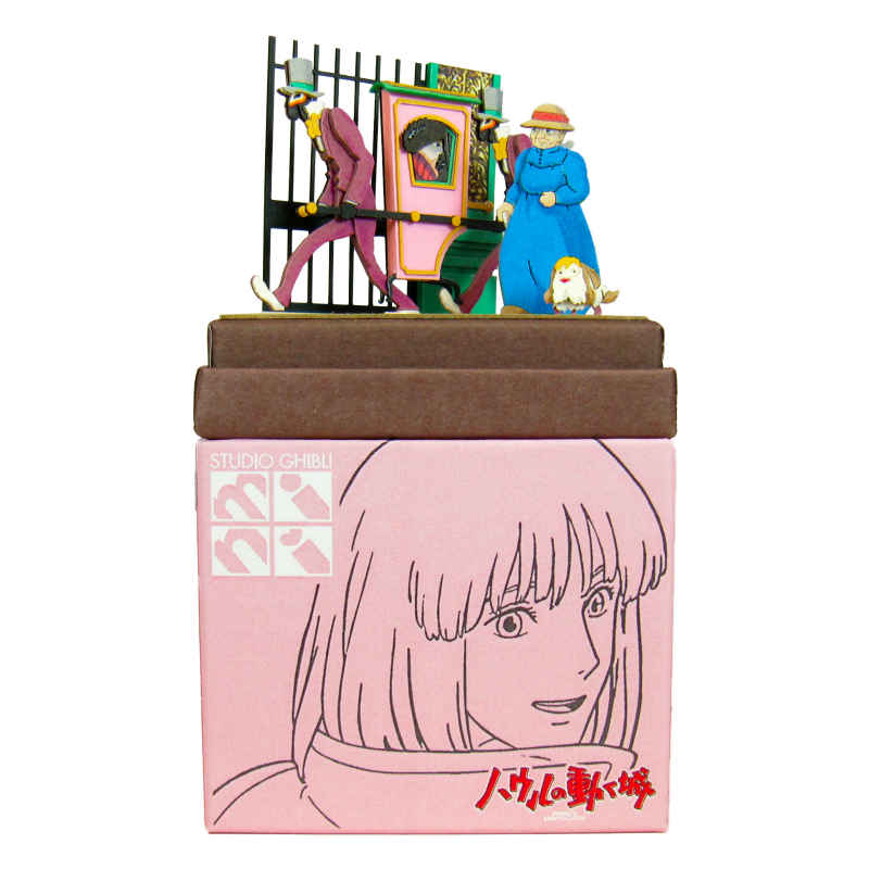Miniatuur Ghibli - Howl's Moving Castle: De draagstoel van de heks