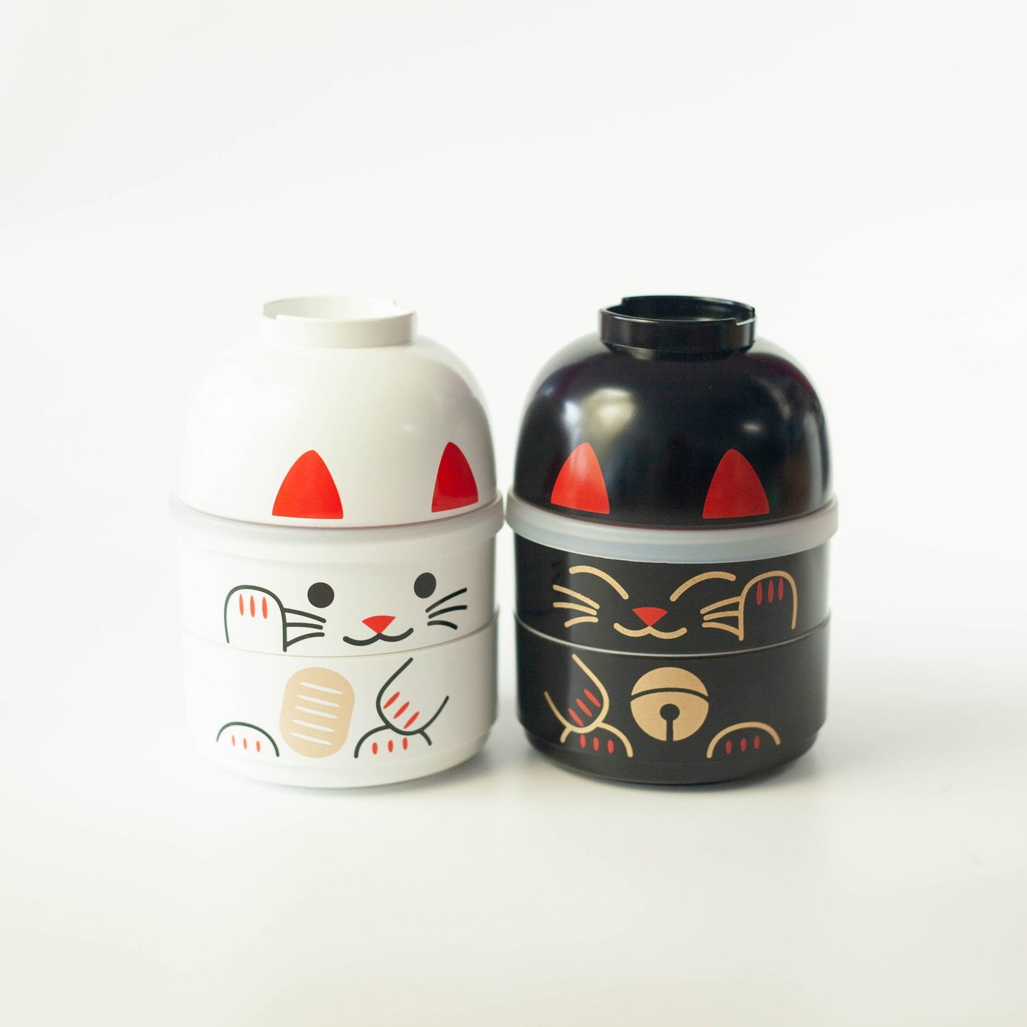 Bento Kokeshi - Maneki Neko bianco