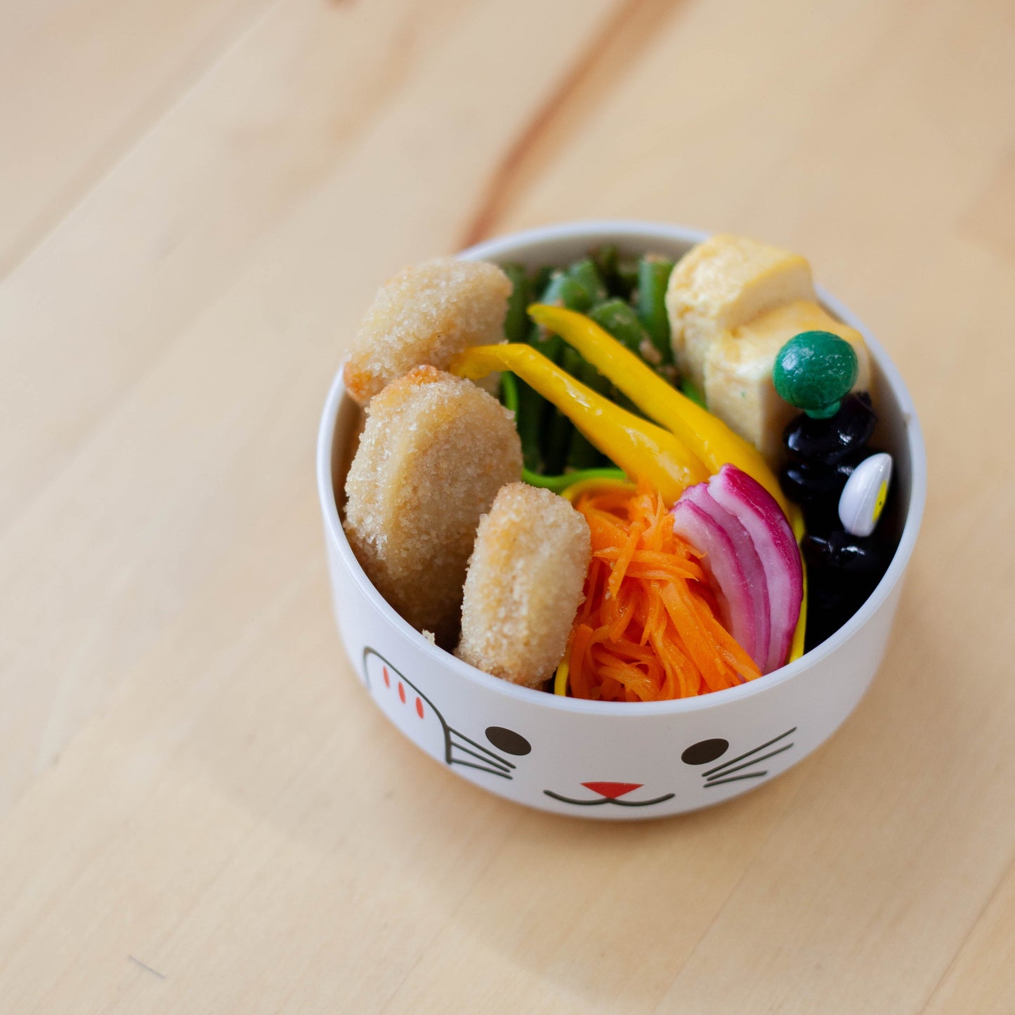 Bento Kokeshi - Maneki Neko noir