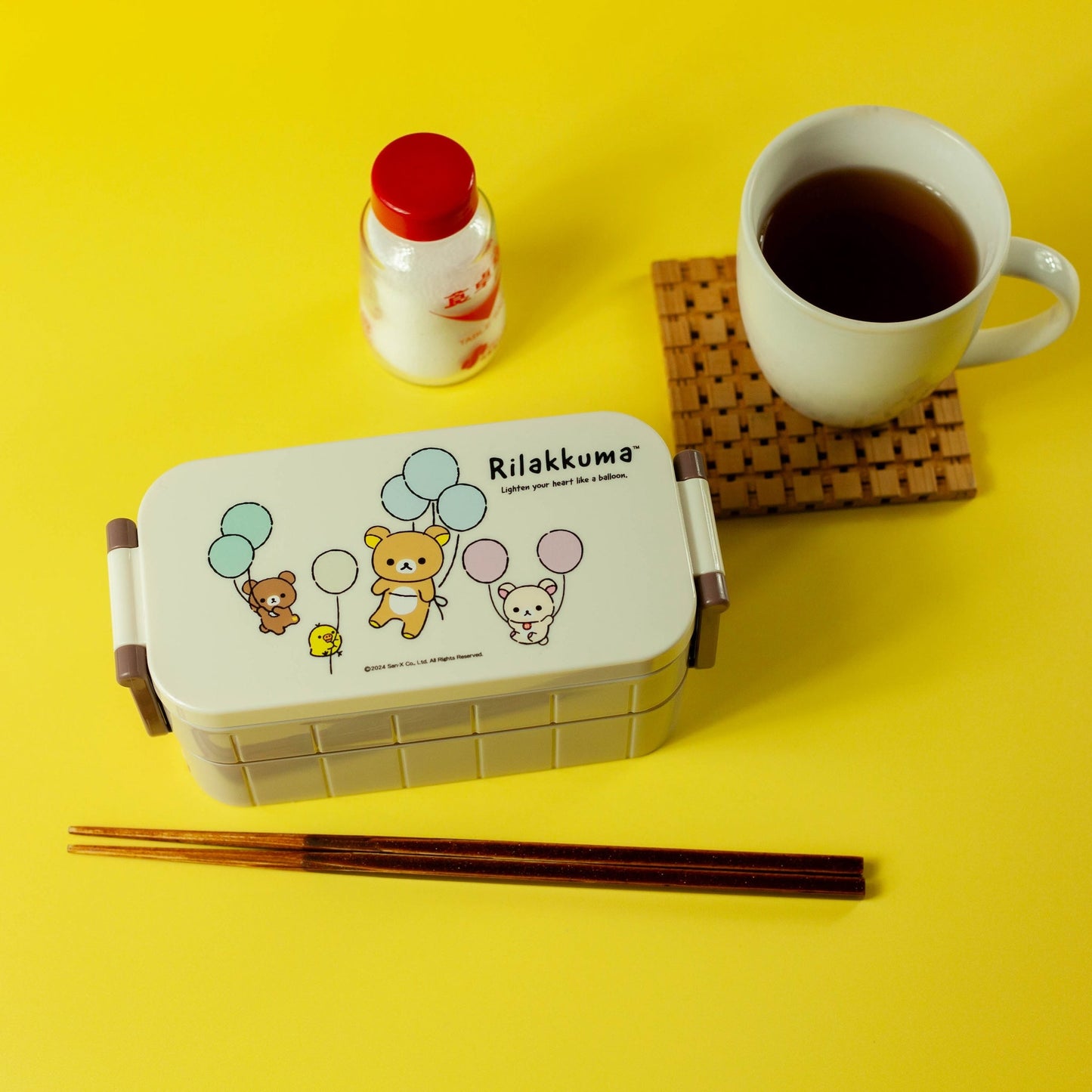 Rirakkuma Bento Box met twee niveaus | 600 ml