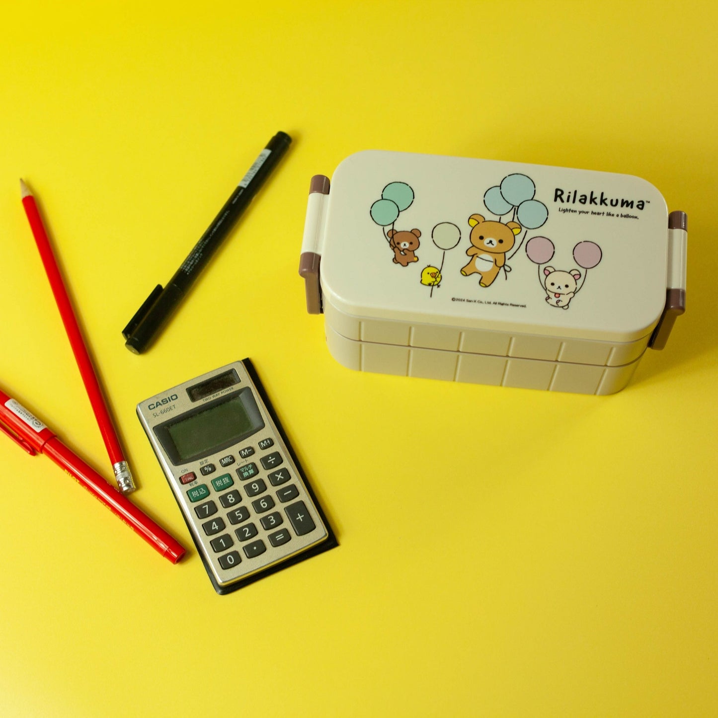 Rirakkuma Bento Box met twee niveaus | 600 ml