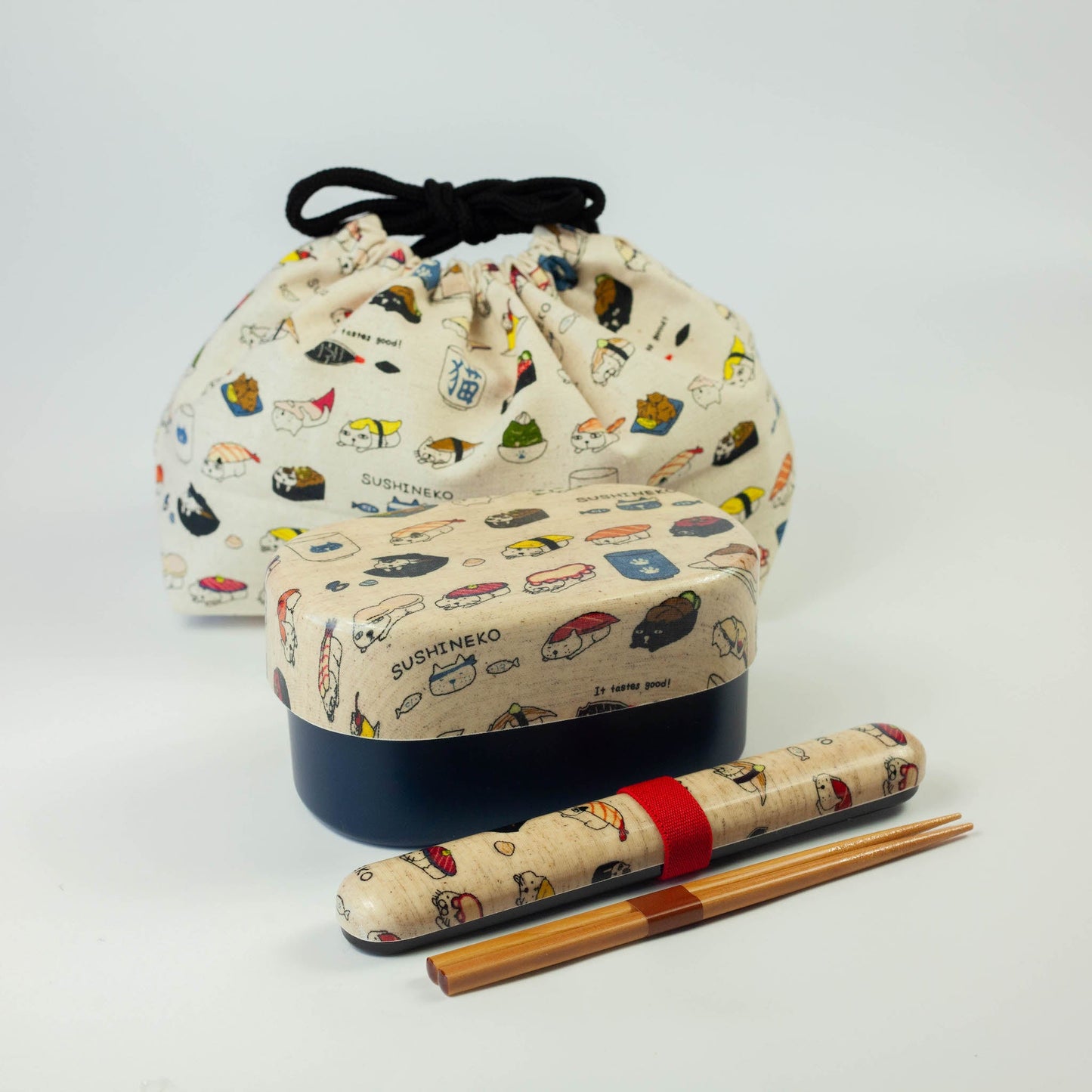 Originele Sushi Neko bento (2 lagen, 570 ml)