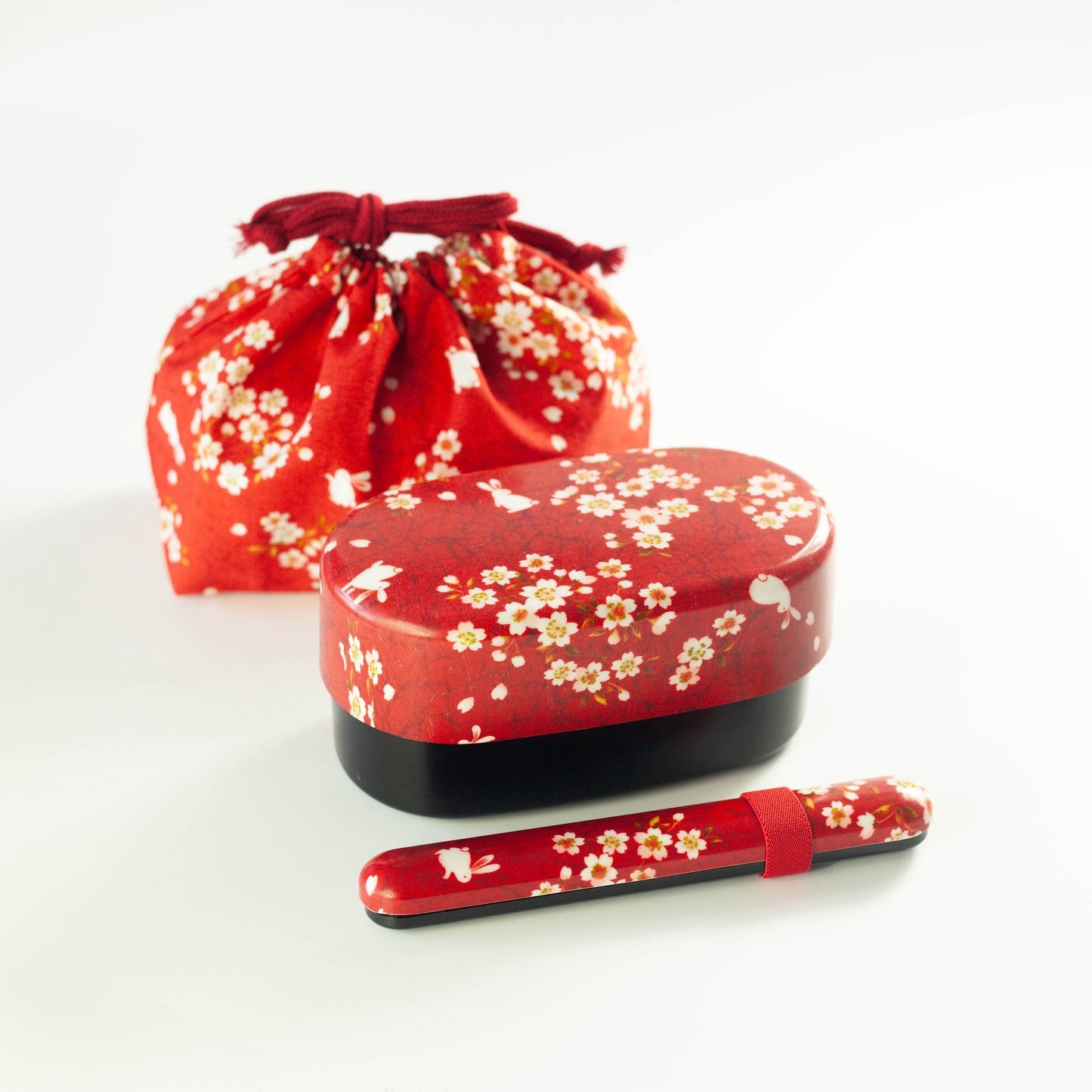 Sakura Usagi Bento-set (rood)