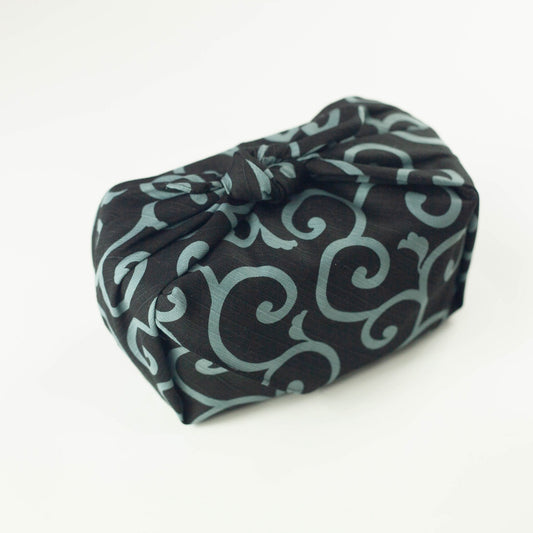 Furoshiki Karakusa (nero, 50 cm)