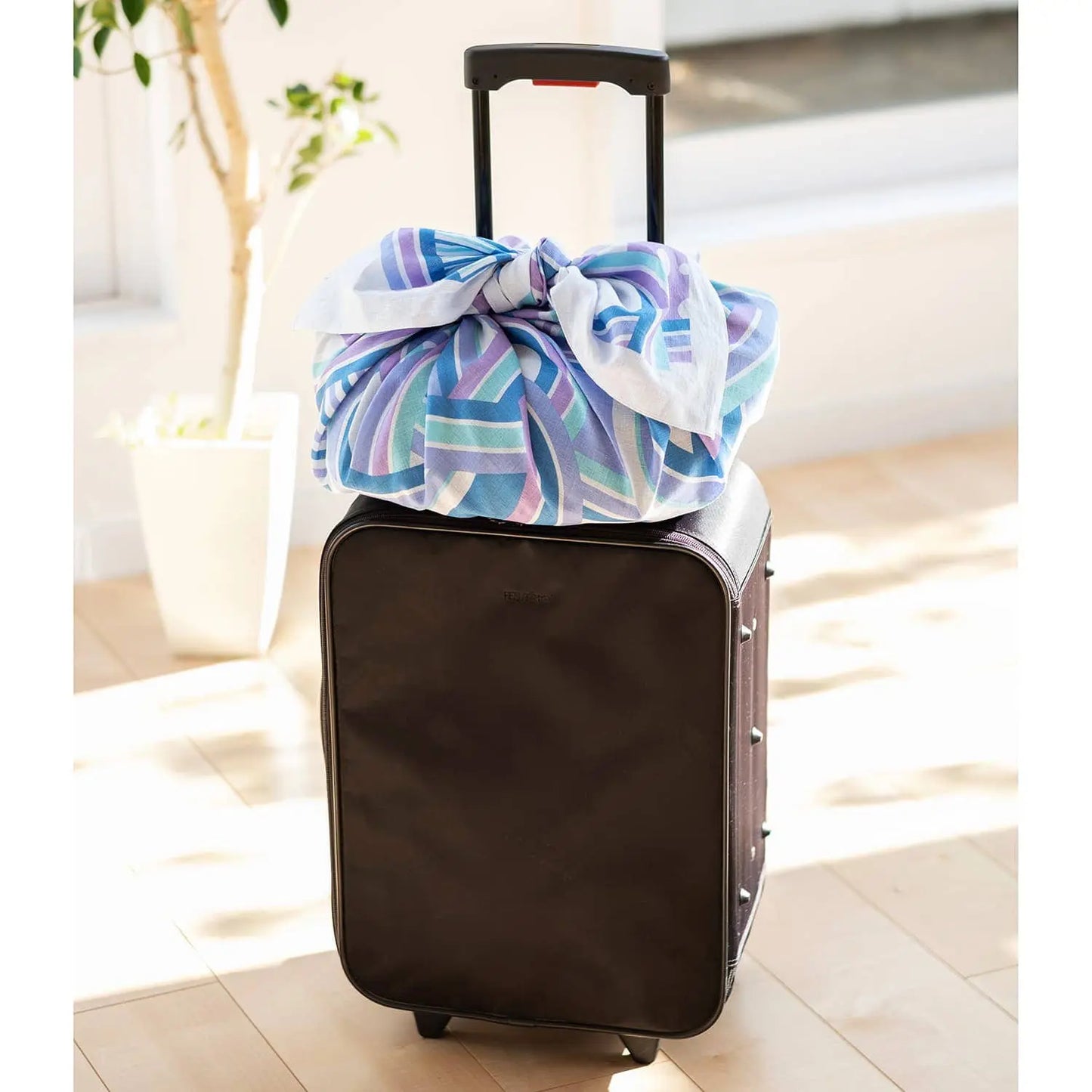 Furoshiki idrorepellente - Refrain Yuika (110 cm, blu)