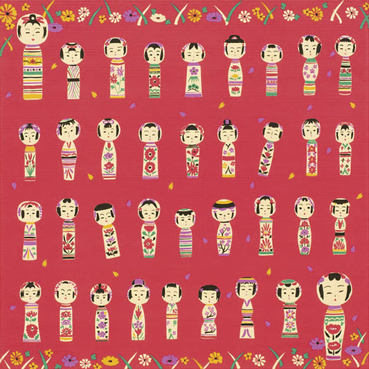 Kokeshi Furoshiki (50cm)