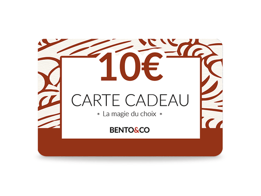 Cartes Cadeaux - Bento&co