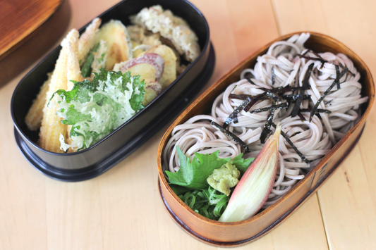 Recettes bento : Comment préparer des Soba Tempura végétariens