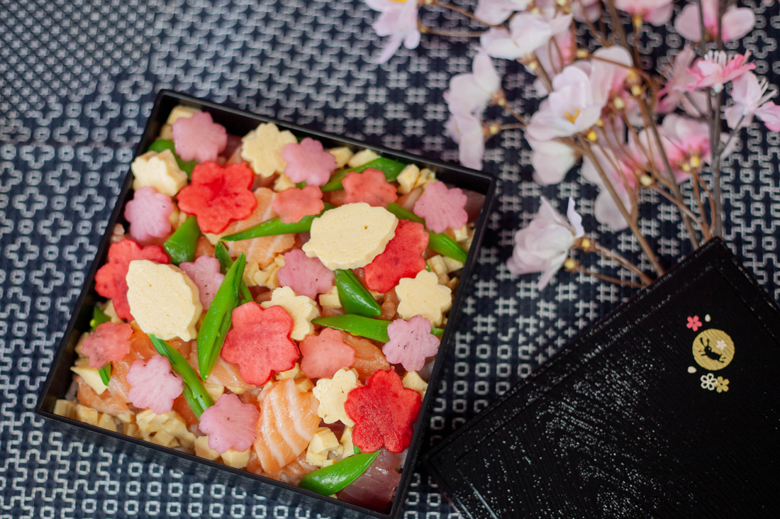 Recette Bento : Chirashizushi Sakura pour Hina Matsuri