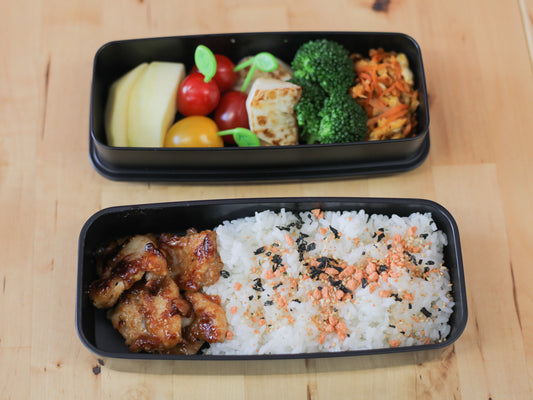 Recettes bento : Comment préparer un Bento Shogayaki (Porc au gingembre) avec la Triple Pan