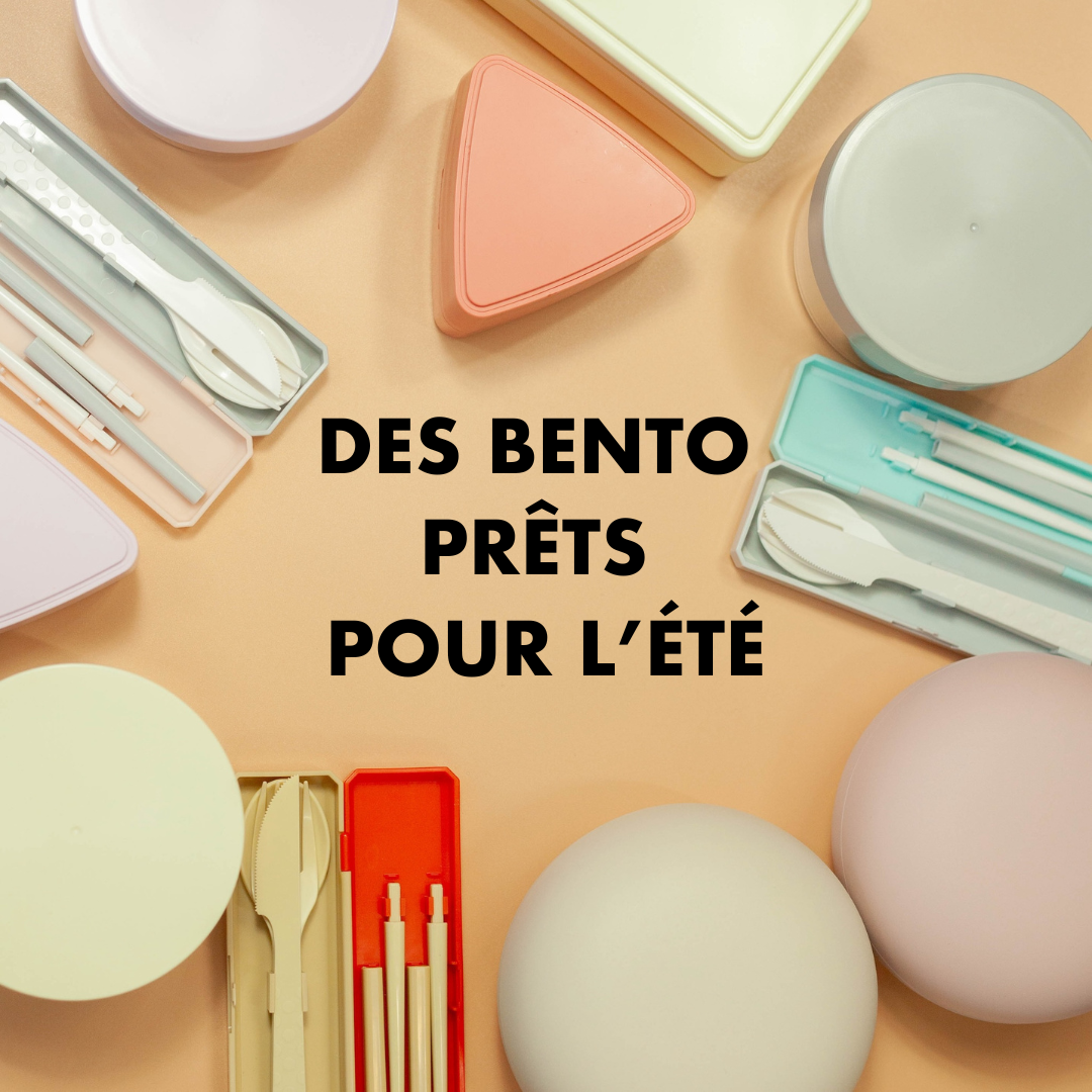 Bento et accessoires d’été pour pique-niquer, voyager ou préparer la rentrée