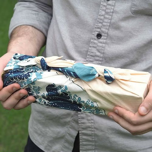 Furoshiki Sumidagawa - Kanagawa Namiura (48 cm)