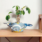 Furoshiki Kamogawa (blu, 50 cm)