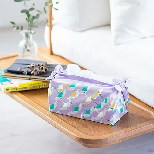 Furoshiki Hime Musubi - Tsuru (50 cm, mauve)