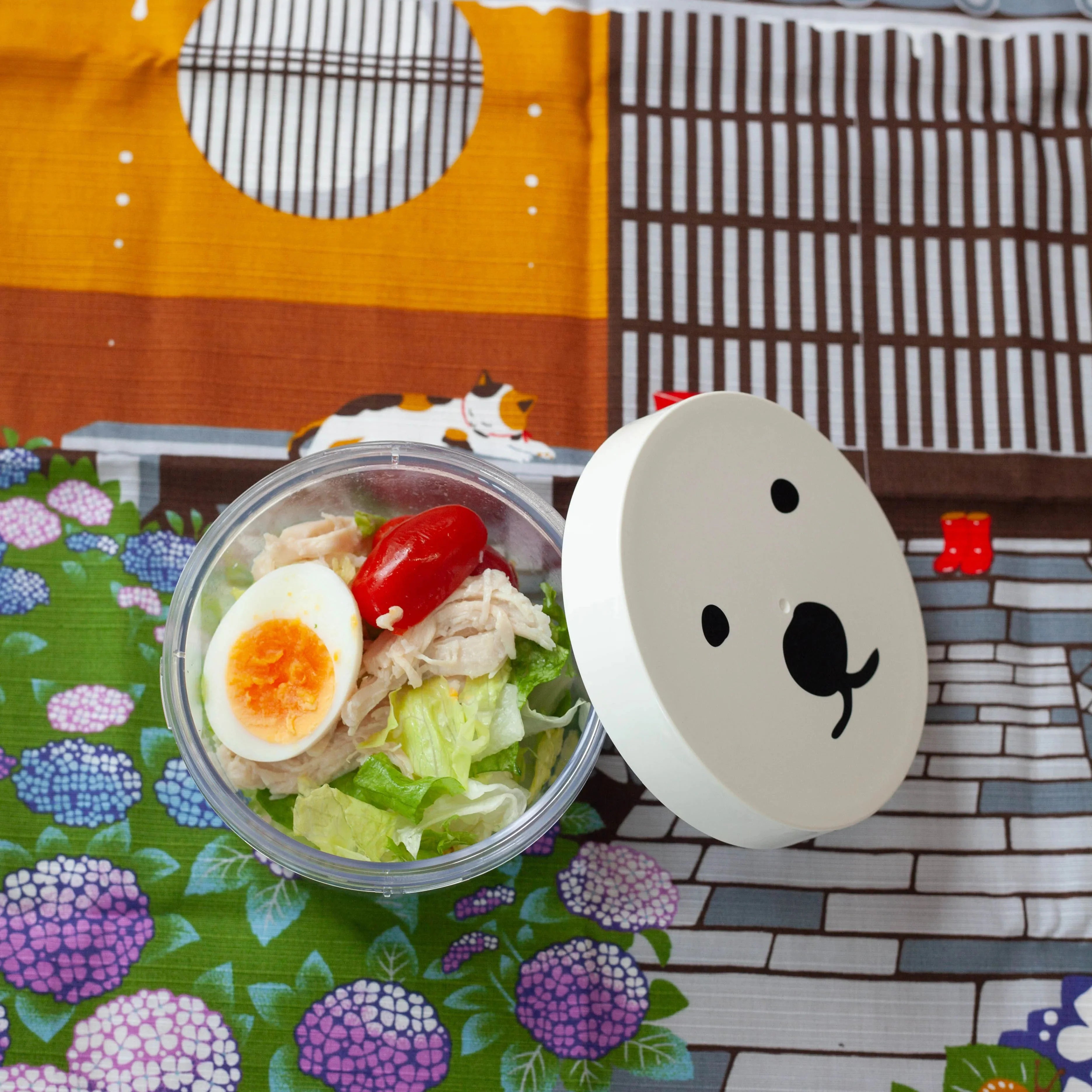 Boîte Gel-Cool Ronde - Kuma Salade (360 ml)