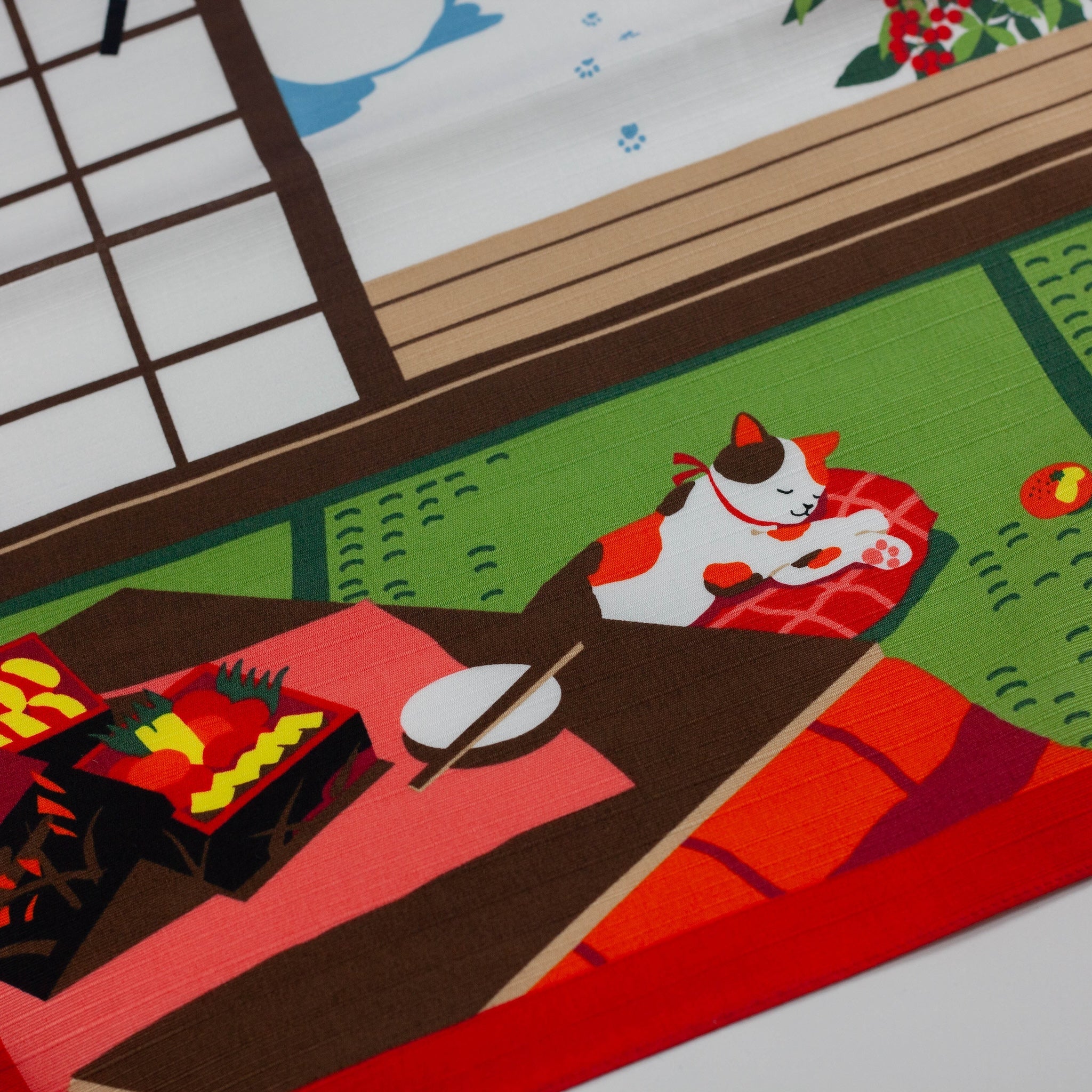 Furoshiki Mikeneko (50 cm)