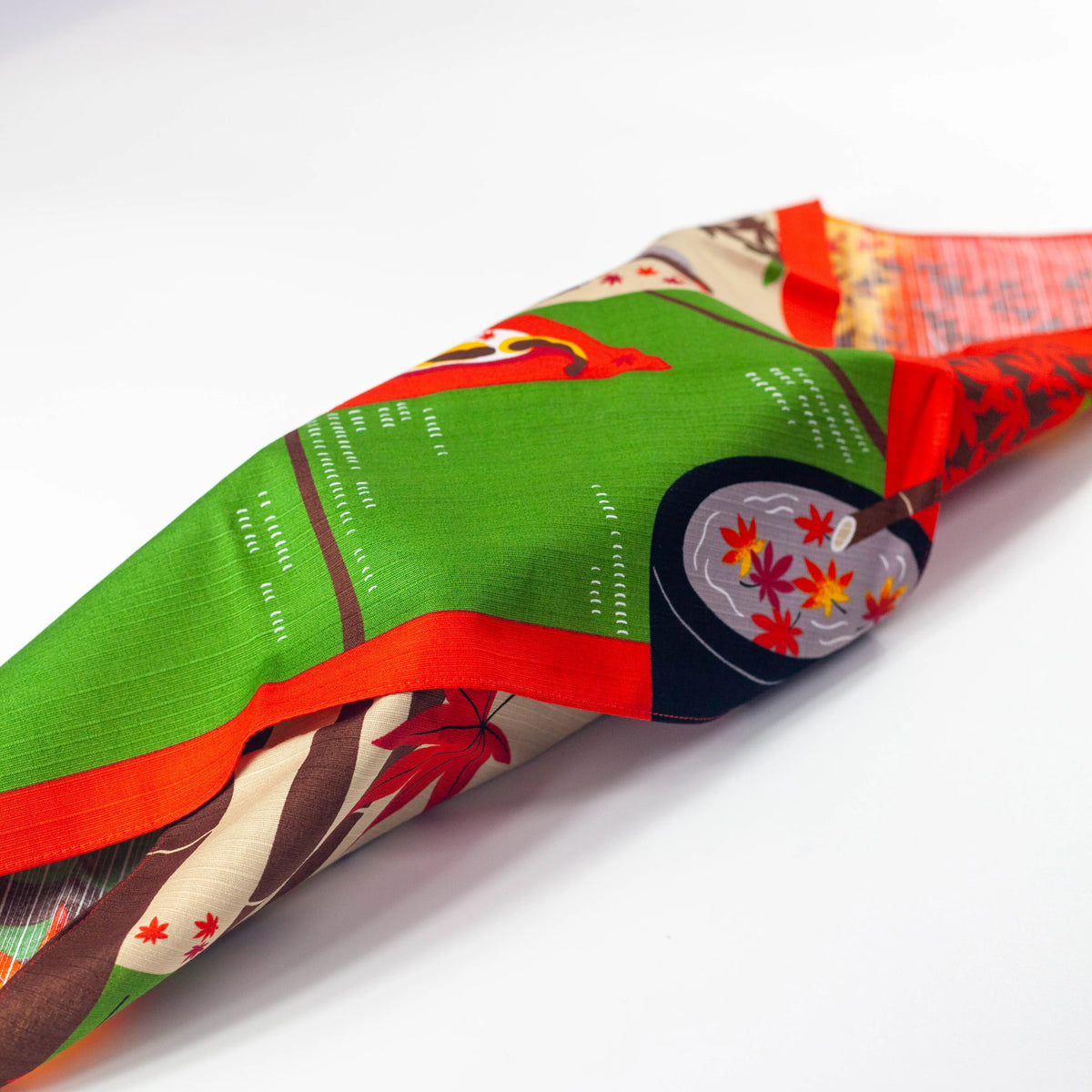 Furoshiki Mikeneko Momiji (50cm)