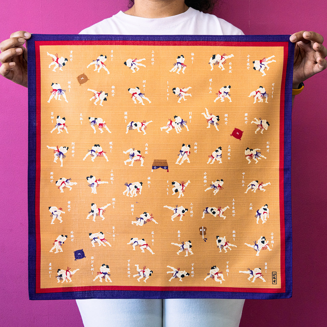 Furoshiki Sumo (orange, 50 cm)