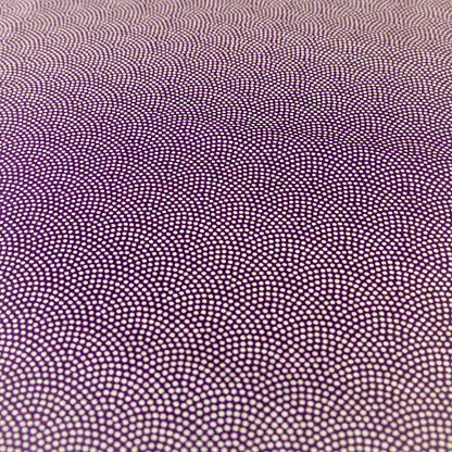 Furoshiki double face Asanoha Nami (violet et vert, 50 cm)