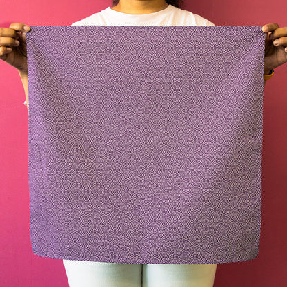 Furoshiki double face Asanoha Nami (violet et vert, 50 cm)