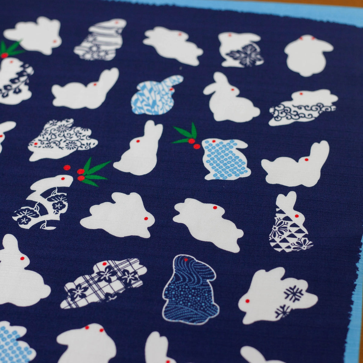 Usagi to Komon Furoshiki 50cm
