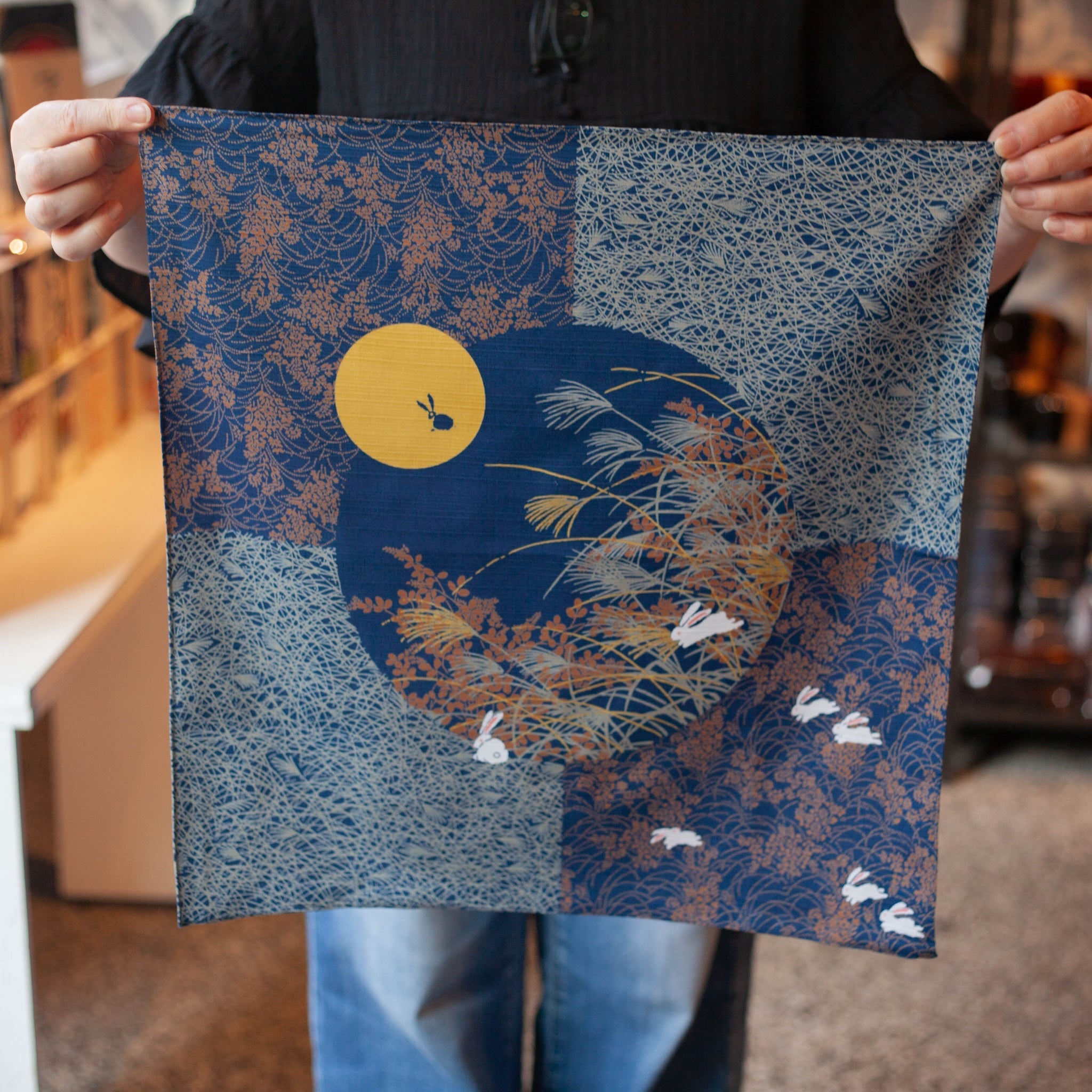 Furoshiki Tsukimi Usagi (50 cm)