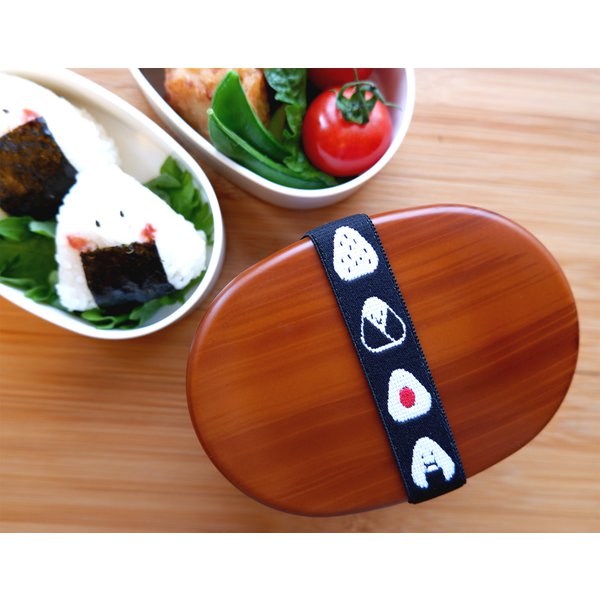 Musubi bento-elastiek - Onigiri (zwart)