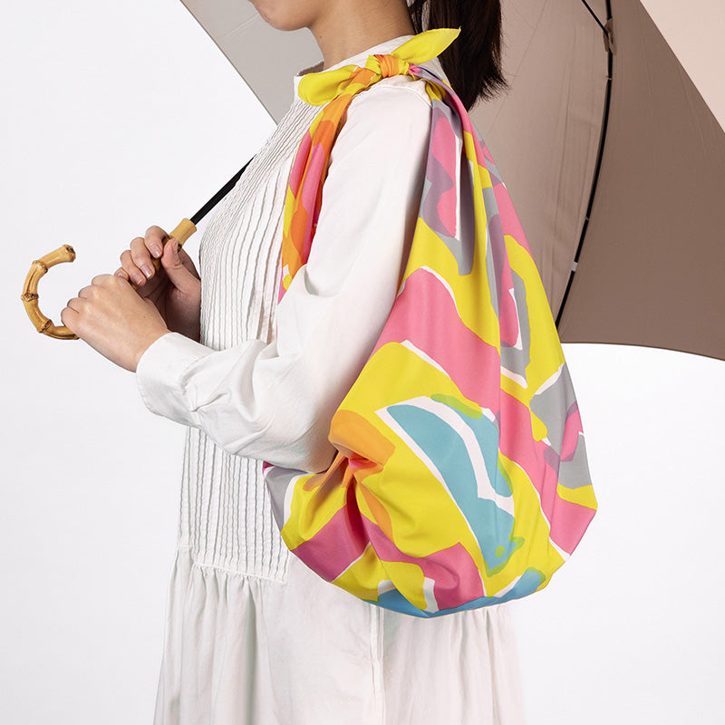 Suzuki Masaru Waterafstotend Furoshiki - Bloembed (geel, 100 cm)