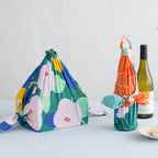 Furoshiki Waterafstotend Hime Musubi Tsubaki (groen, 70 cm)