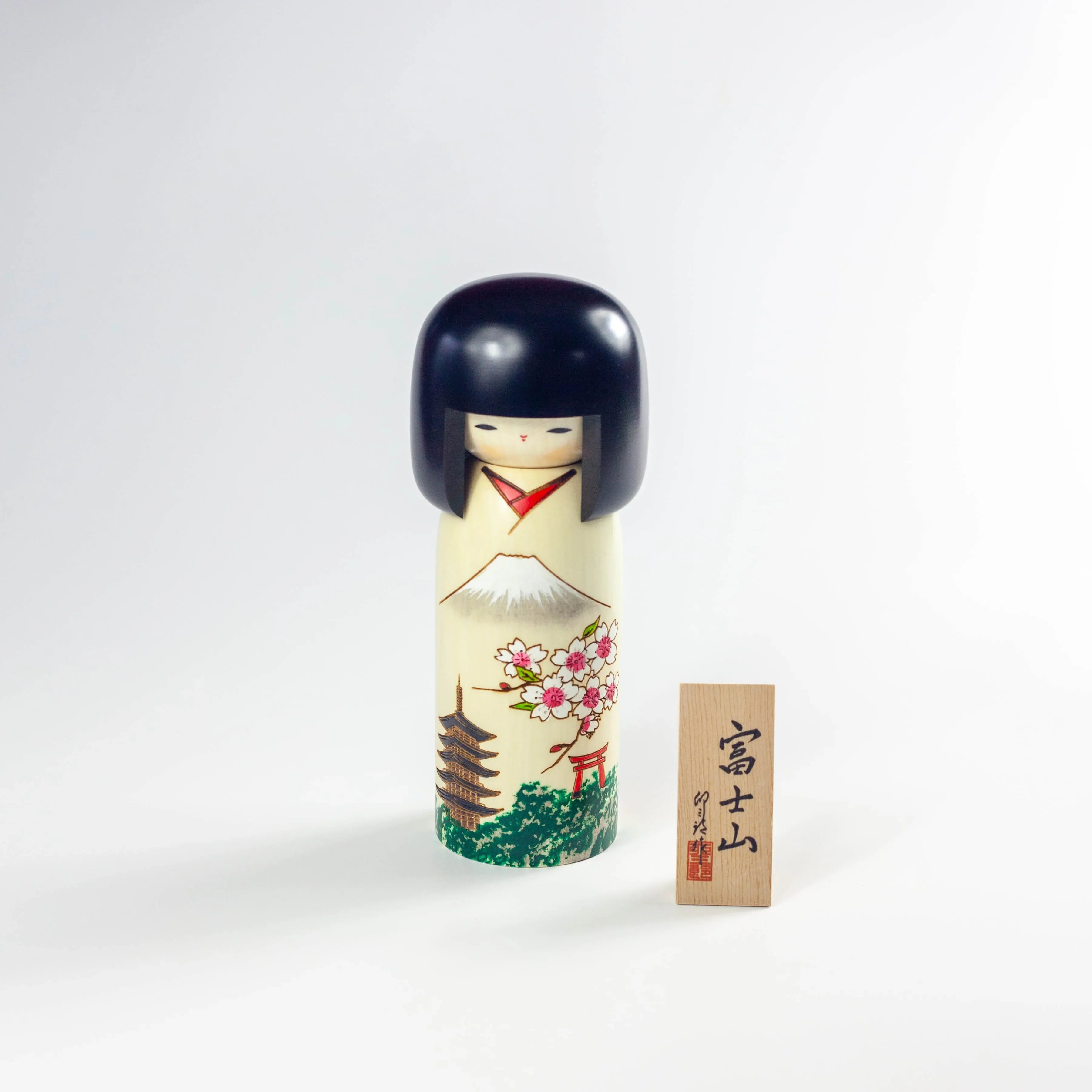 Poupée Kokeshi - Mt Fuji