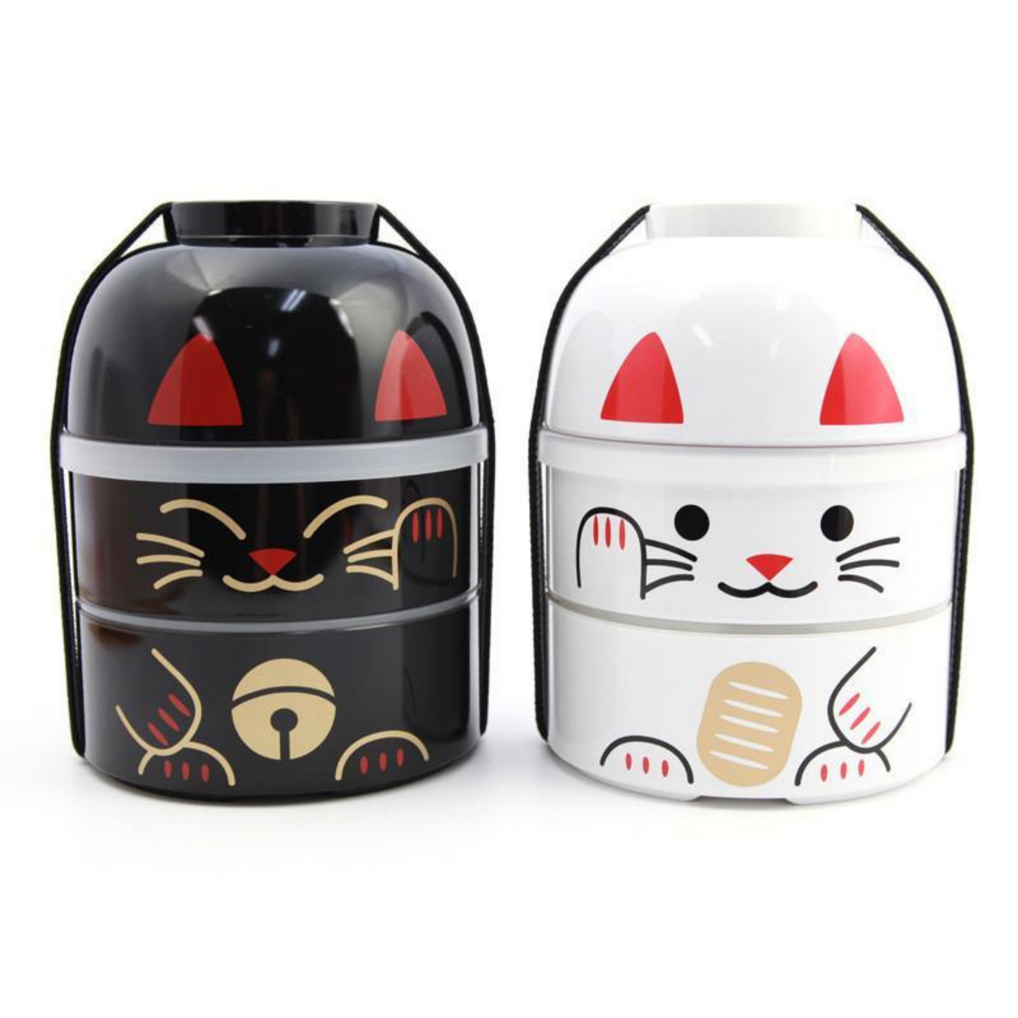 Bento Kokeshi - Maneki Neko (blanc, 1200 ml)