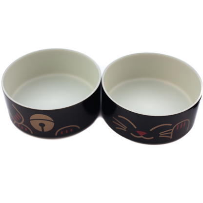 Bento Kokeshi - Maneki Neko (noir, 1200 ml)