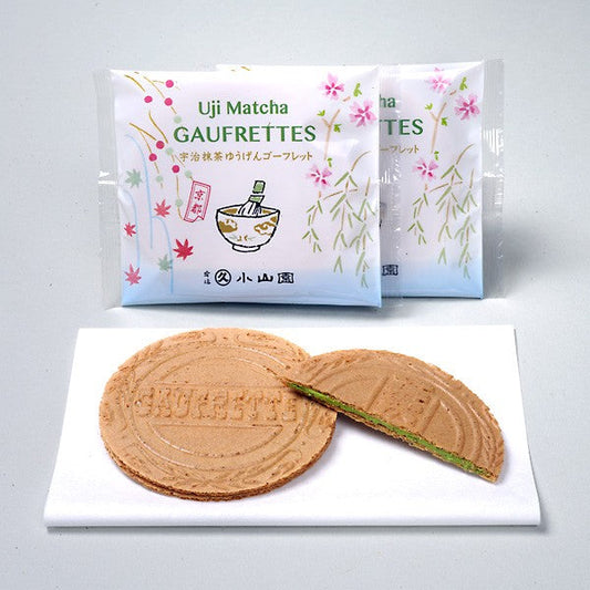 Gaufrettes au thé vert Matcha d'Uji