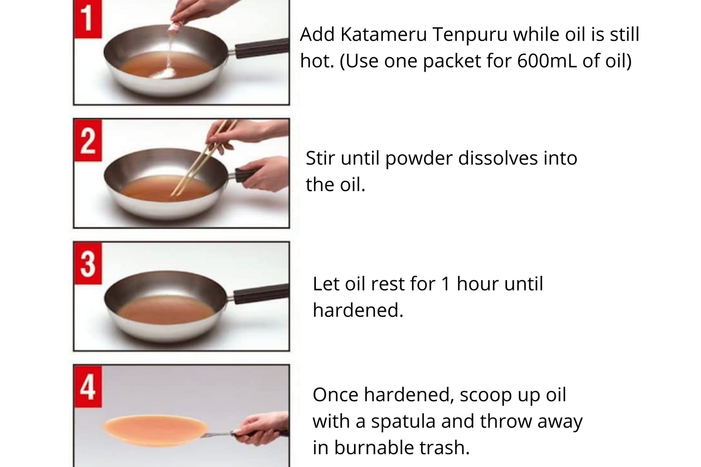 Solidificatore dell'olio (Katameru Tenpuru)