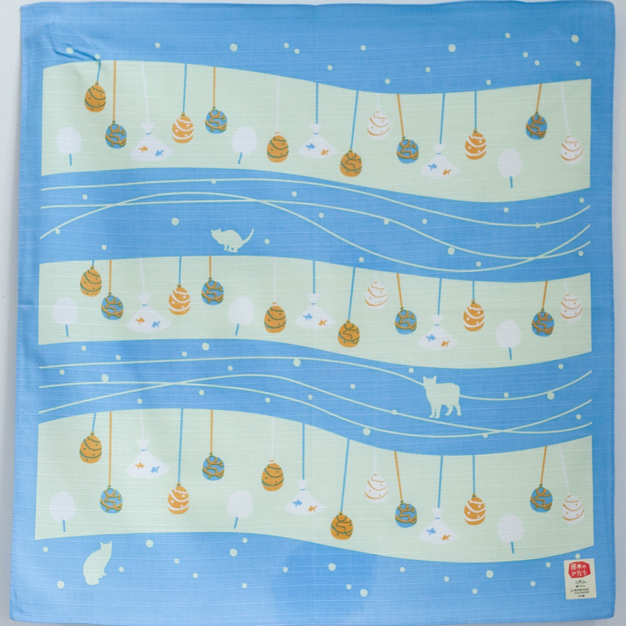 Furoshiki Ennichi (bleu, 50 cm)