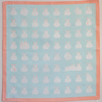 Furoshiki Fuwa Fuwa Usagi (blauw, 50 cm)