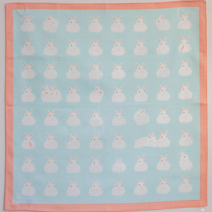 Furoshiki Fuwa Fuwa Usagi (blu, 50 cm)