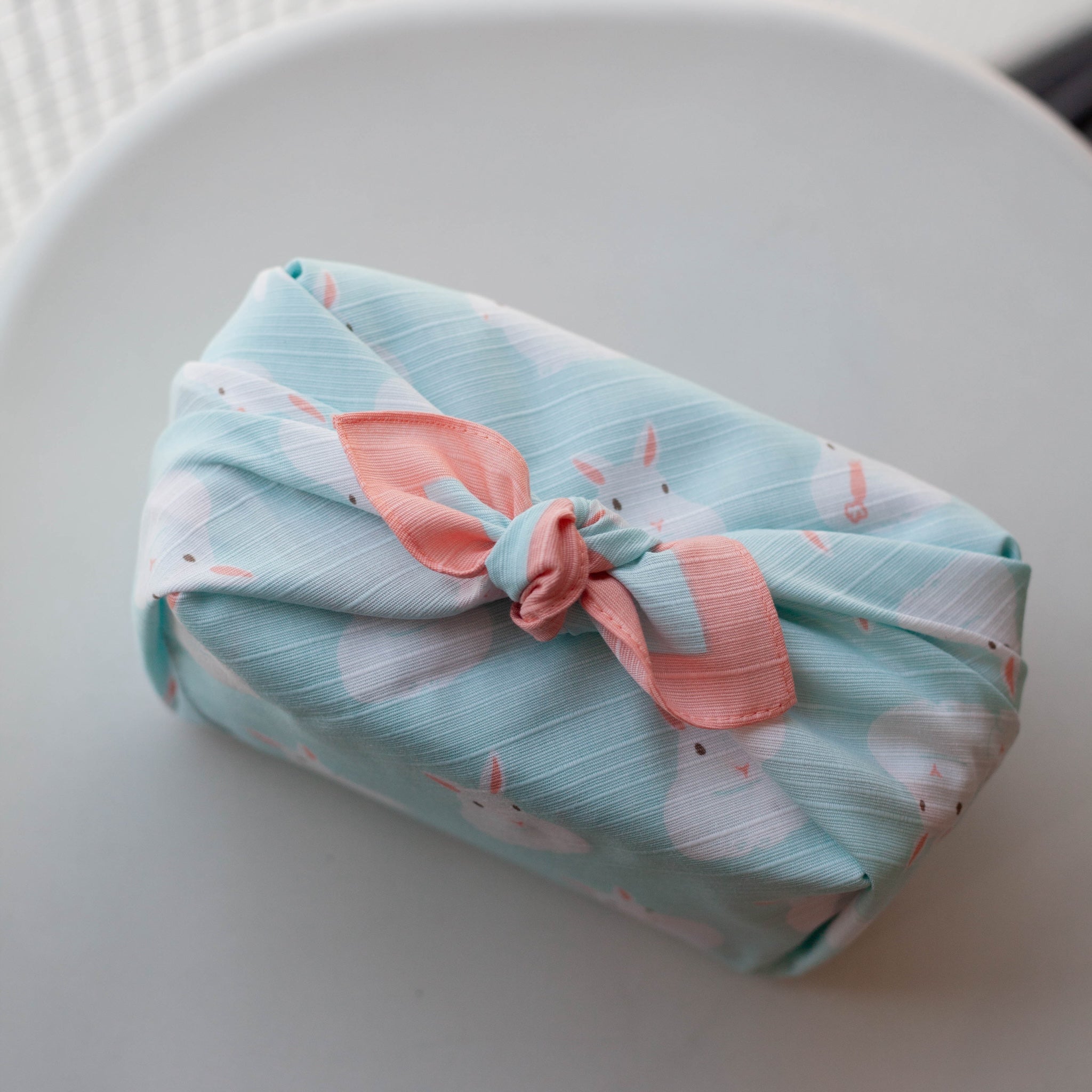 Furoshiki Fuwa Fuwa Usagi (bleu, 50 cm)