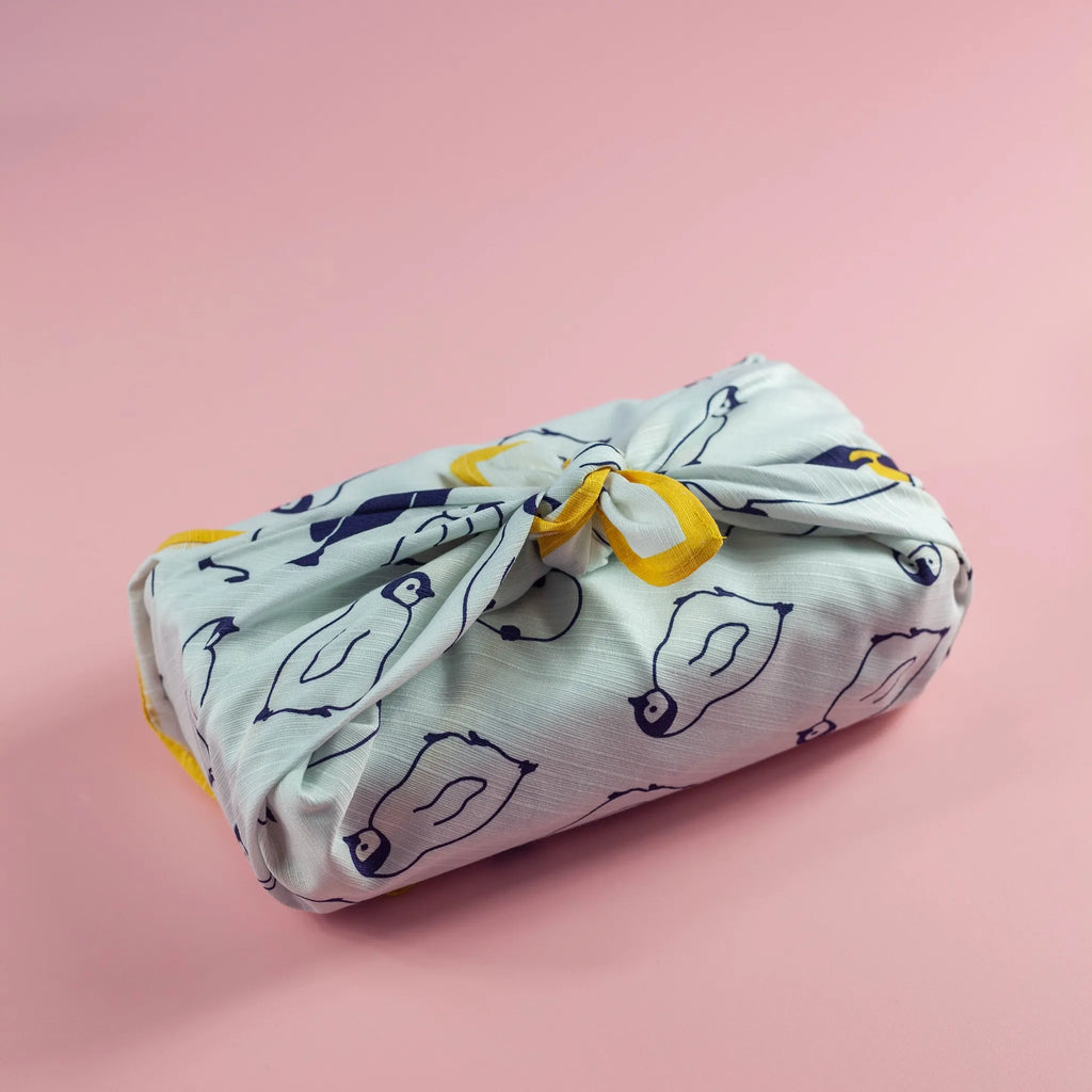 Furoshiki-pinguïns (50 cm)
