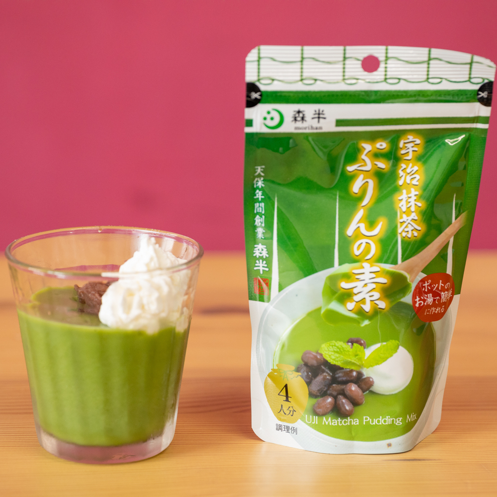 Uji matcha groene theedesserts