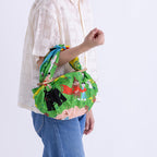 Furoshiki Musubi Furoshiki - Mukashi Banashi Yama (groen, 70 cm)