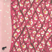 Furoshiki Yumeji Takehisa - Ume & Neko (48 cm)