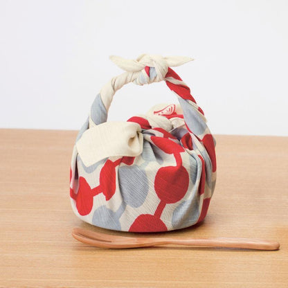 Furoshiki Yumeji Takehisa - Tsunagi Dango (crème, 48 cm)