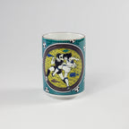 Tazze da tè Kutani Yaki Olive e Tom