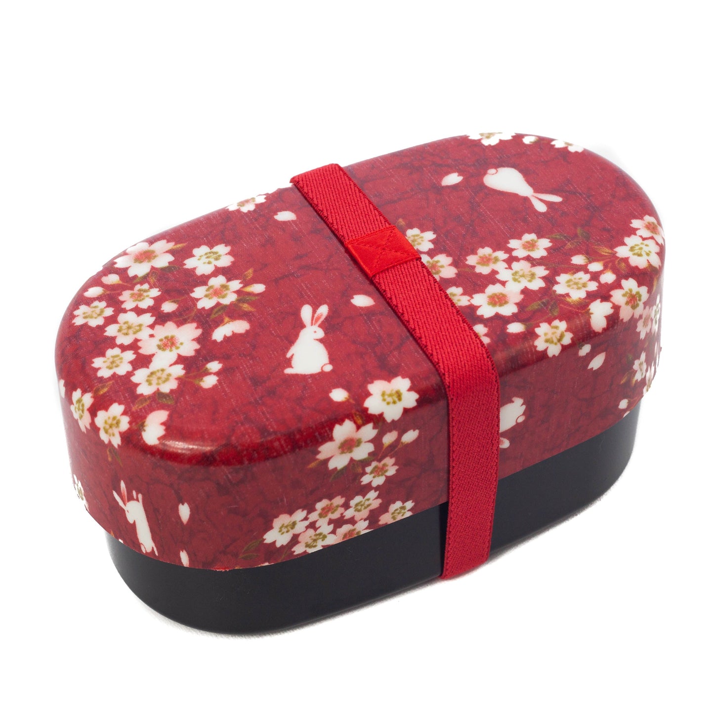 Bento Sakura Usagi (rosso, 830 ml)