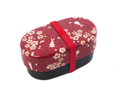 Sakura Usagi Bento-set (rood) 