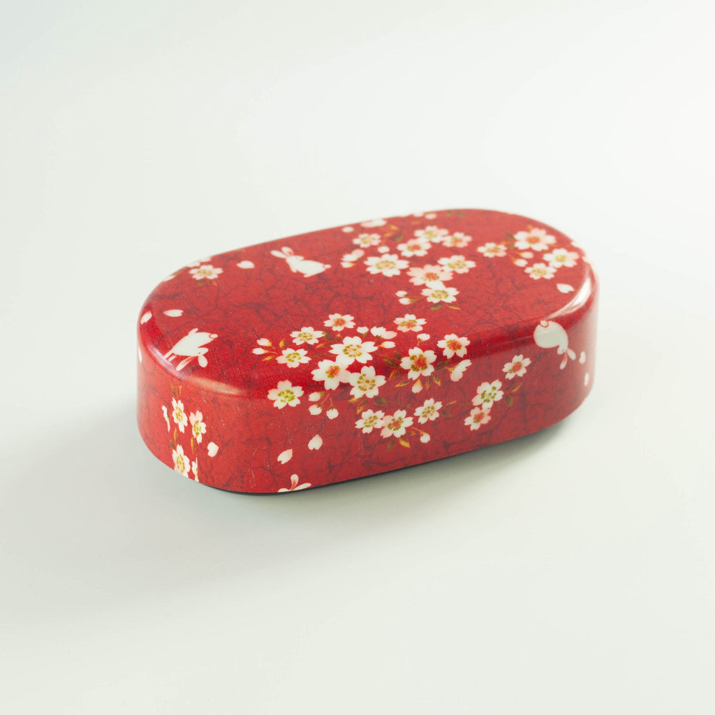 Bento Sakura Usagi (rosso, 830 ml)